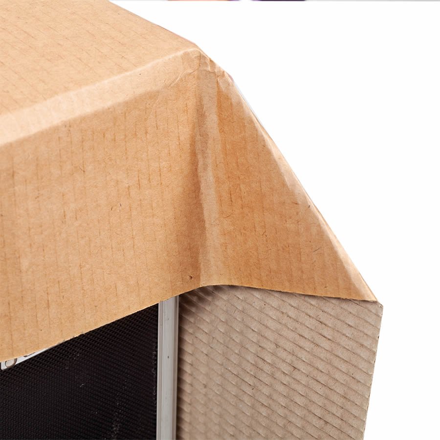 Die reifeste Papierqualitt schtzt die Ecken und Kanten Ihrer Versandware problemlos