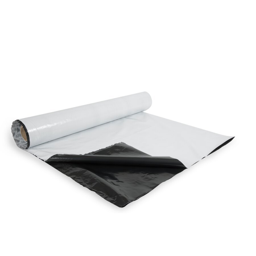 Die 2-farbige Abdeckfolie ist garantiert fr mindestens 12 Monate UV-bestndig.