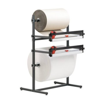 Doppel-Schneidständer SYSTEM 2000 mit 2 Schneidvorrichtungen und 2 Rollenhalterungen