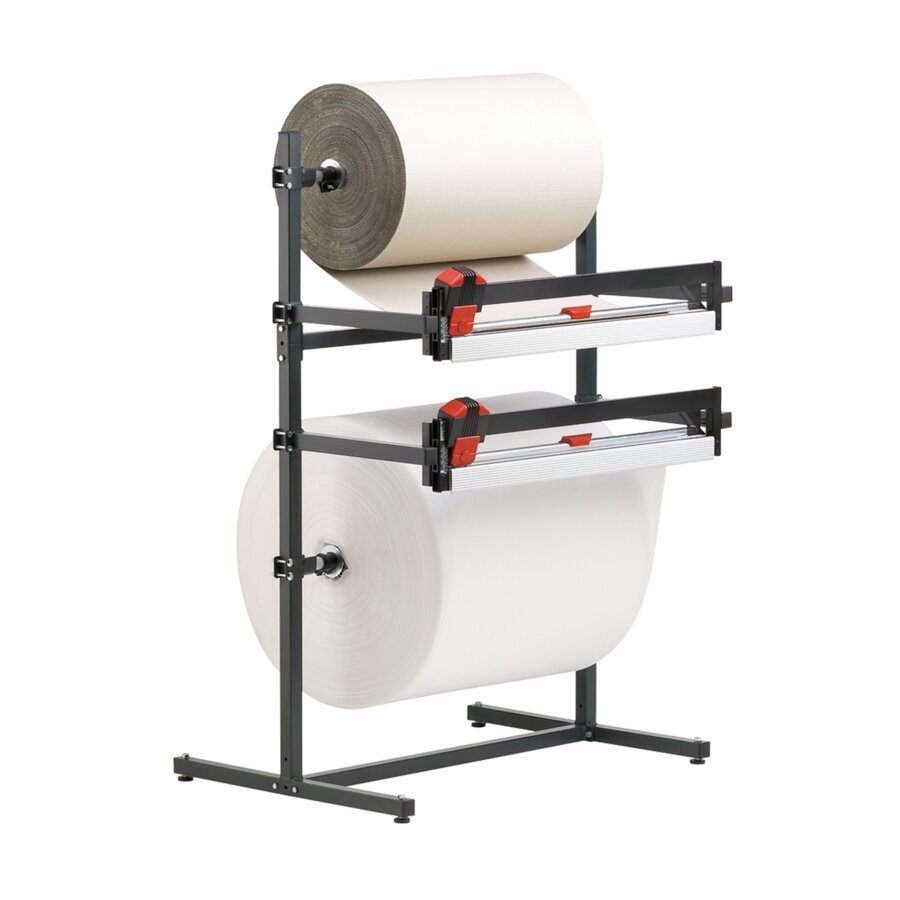 Doppel-Schneidstnder SYSTEM 2000 mit 2 Schneidvorrichtungen und 2 Rollenhalterungen