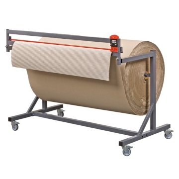 Fahrbarer Untertisch-Schneidständer zur Verarbeitung von Folien, Papier oder Wellpappe