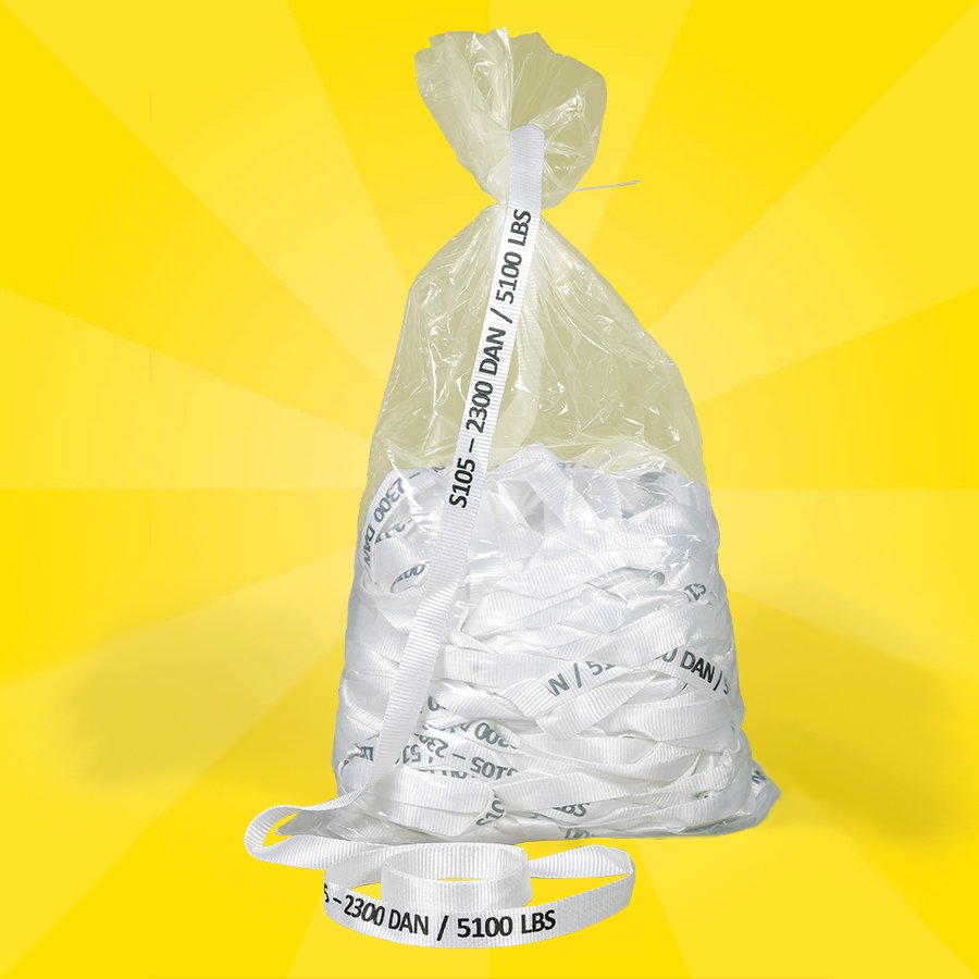 Hochwertiges Lashing Gurtband als flexible Meterware zum individuellen Zuschneiden auf die bentigte Lnge