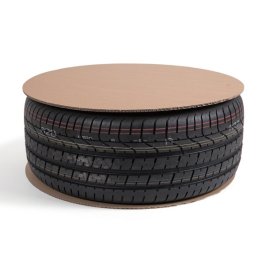 Wellpappzuschnitte, rund