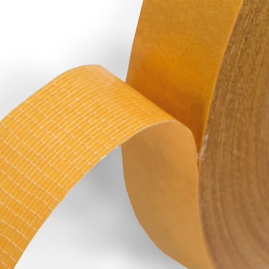 Transparente Trennfolie mit Polyesterfden in Gitternetzstruktur