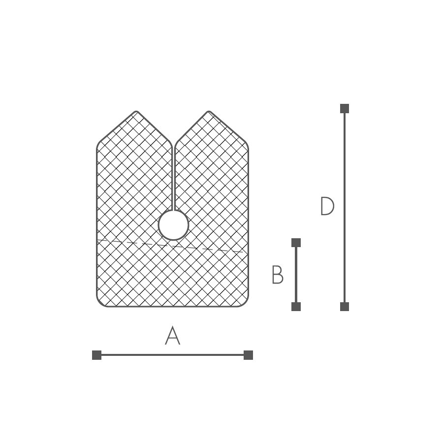 Skizze Draufsicht mit Abmessung