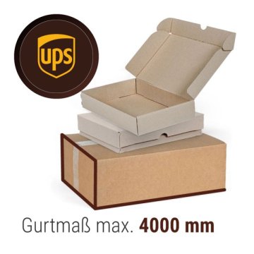 Hier finden Sie passende Kartons für die UPS Paketbestimmungen