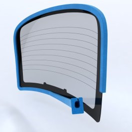 Schaumprofil f�r Glasscheiben