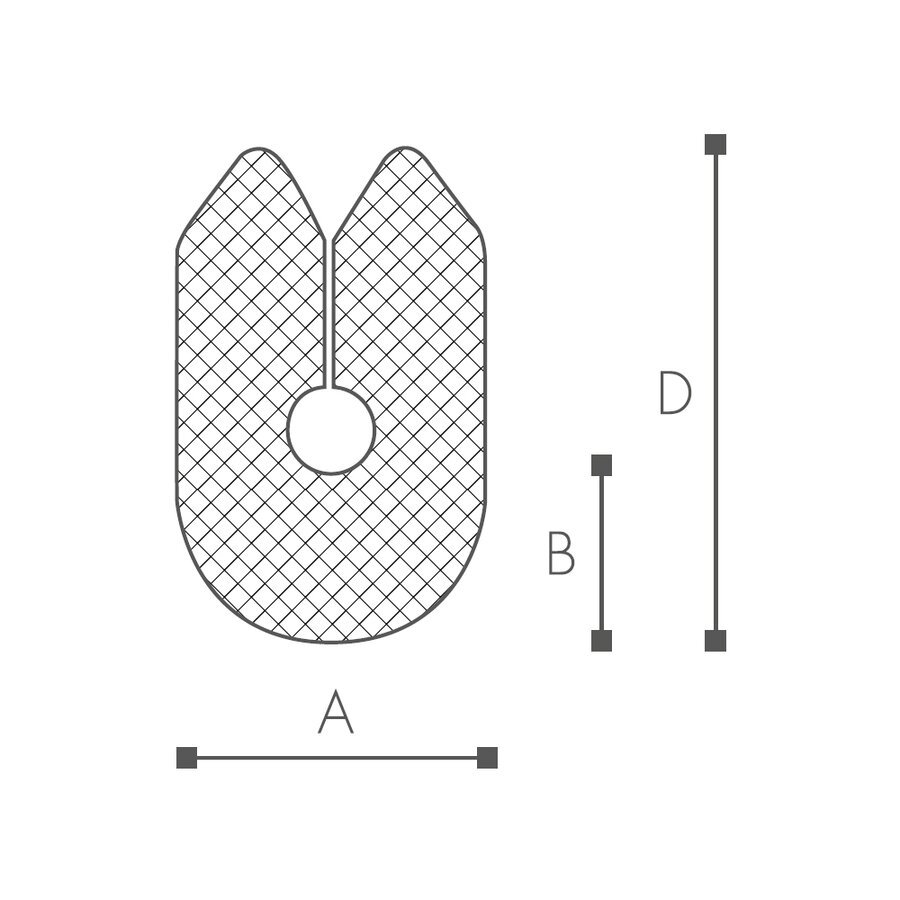 Abmessungen des Schaumprofils (siehe Preistabelle) Abmessungen des Schaumprofils (siehe Preistabelle)