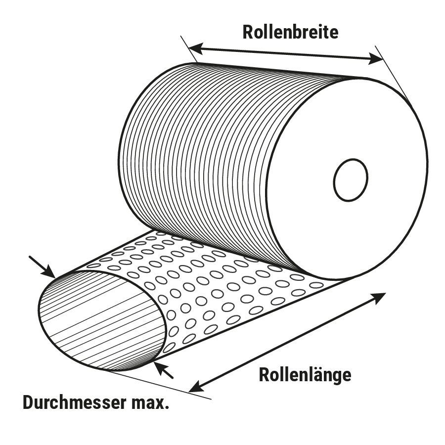 Luftpolsterschlauch, 2-lagig