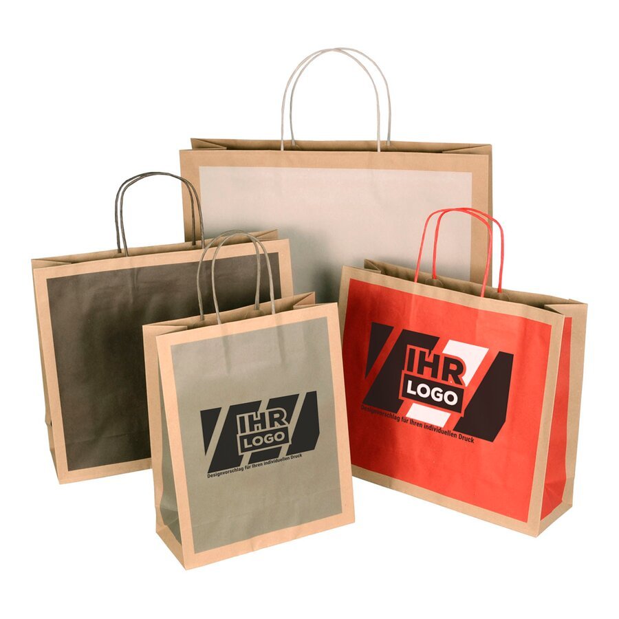 Papiertragetasche Eco in diversen Farben lieferbar