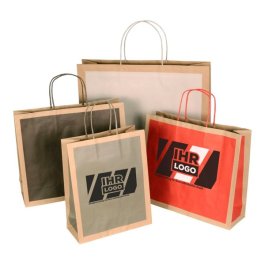 Papiertragetasche Eco, individuell bedruckt Papiertragetasche Eco, individuell bedruckt