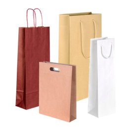 Flaschentte aus Kraftpapier