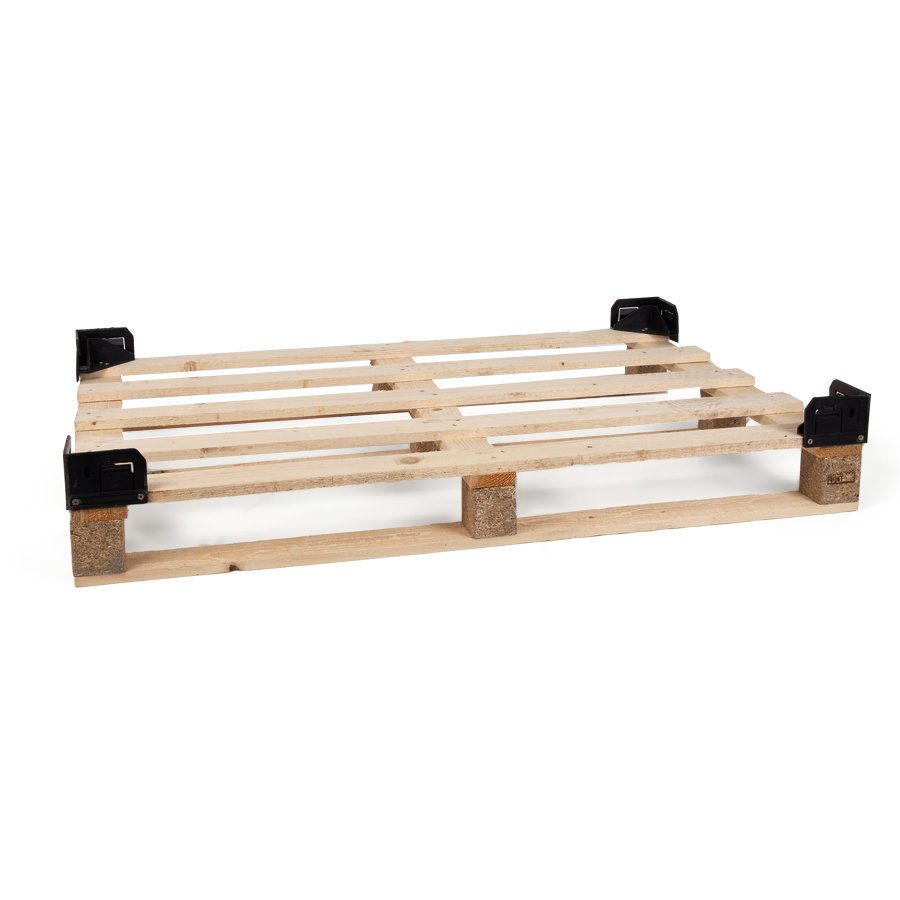 Auch auf Einwegpaletten mit individuellen Abmessungen anwendbar