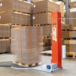 Paletten-Stretchwickler, halbautomatisch