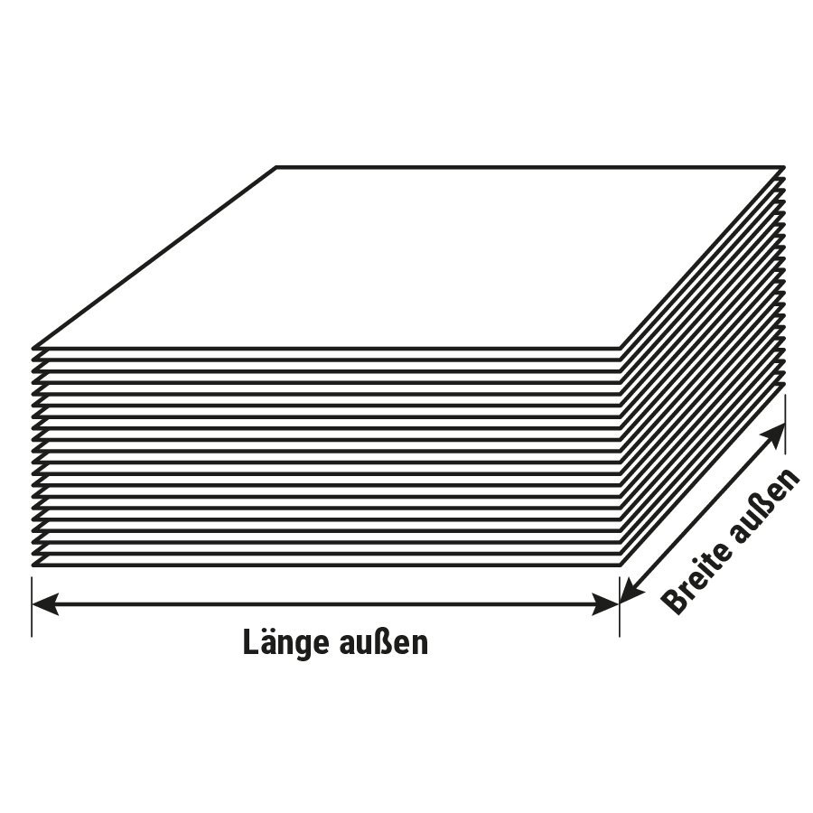 Packpapier aus Graspapier im Bogenformat