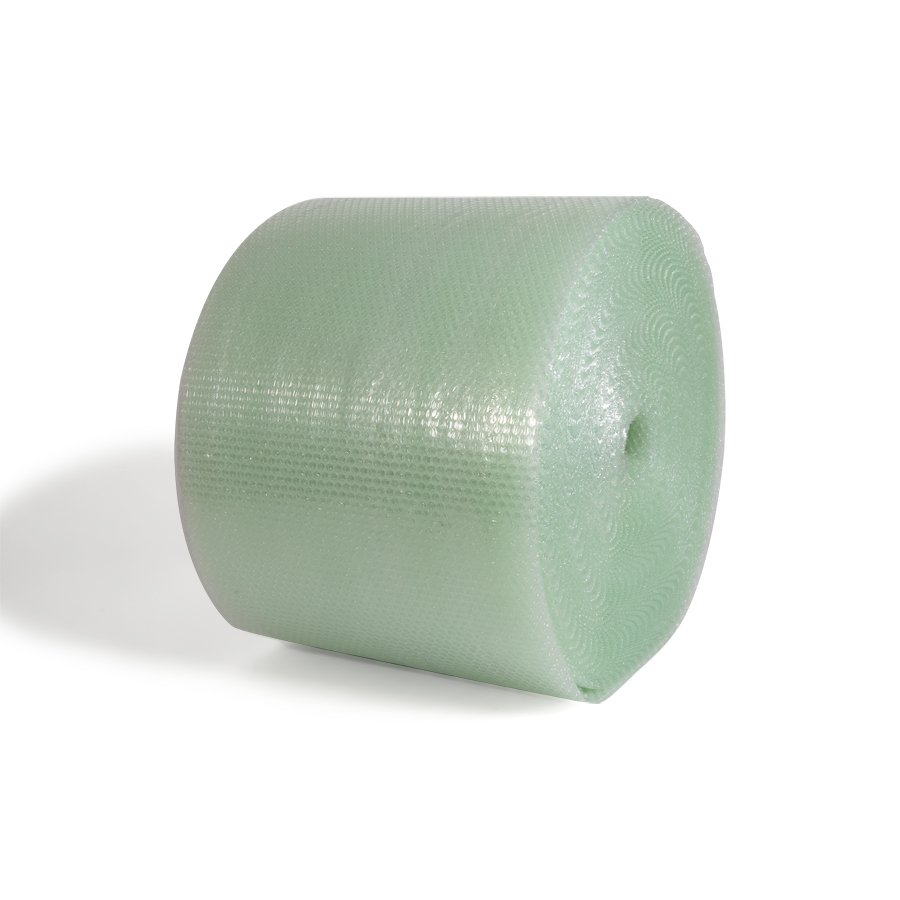 Rolle Luftpolsterfolie in leichtem Grn