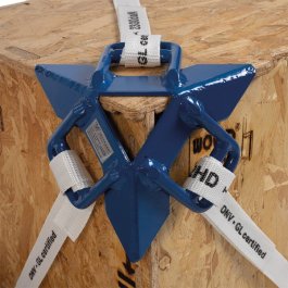 Lashing Ecke aus Metall