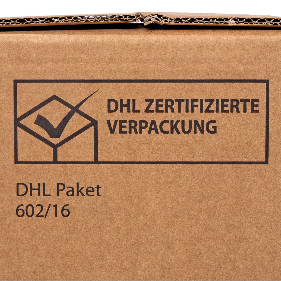 DHL-zertifiziert fr einen garantiert sicheren Versand