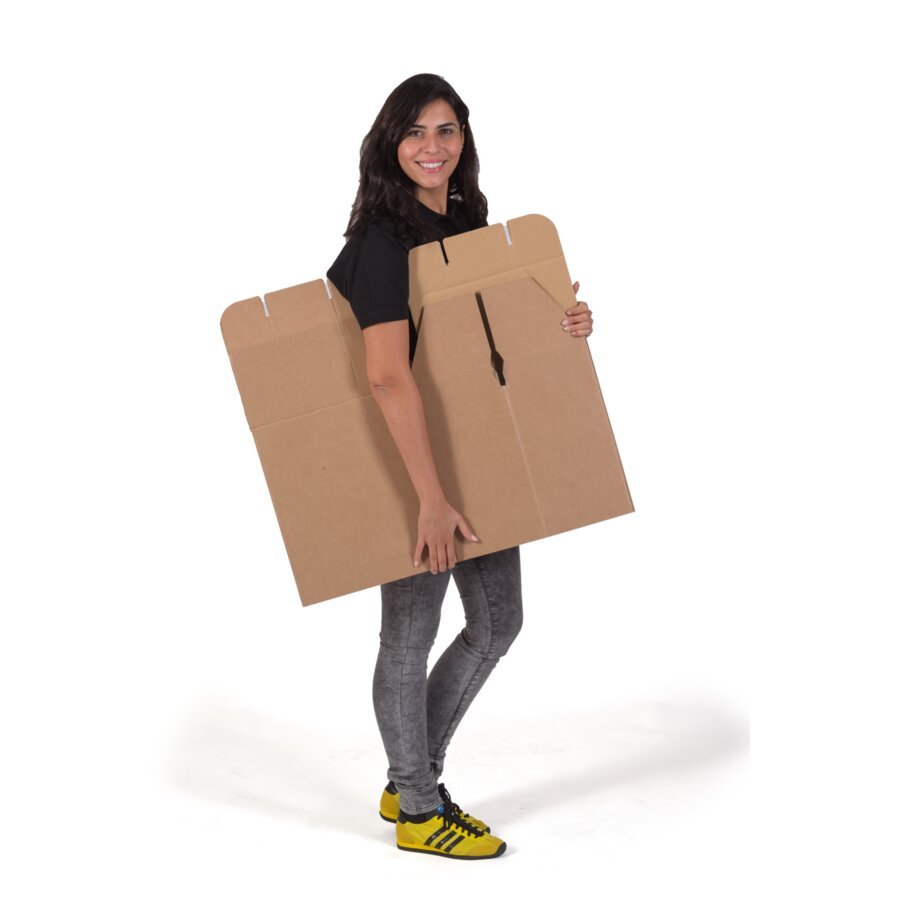 Flach und platzsparend im zusammengefalteten Zustand