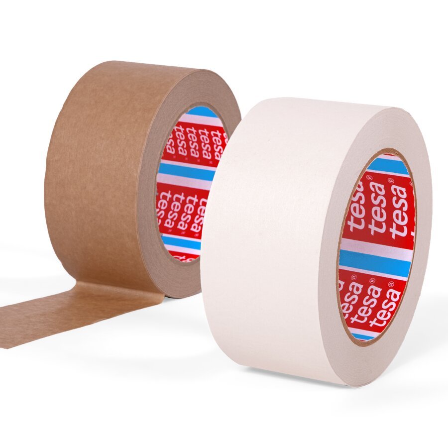 Recyclingfreundliches Papierklebeband zum nachhaltigen und umweltfreundlichen Verpacken Recyclingfreundliches Papierklebeband zum nachhaltigen und umweltfreundlichen Verpacken