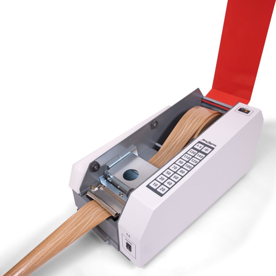 Verarbeitet problemlos auch fadenverstrkte Nasskleberollen