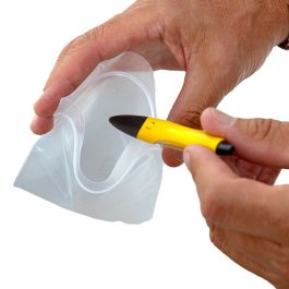 Druckverschlussbeutel, vorgeffnet