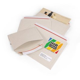 Kartonversandtaschen aus Graskarton, individuell bedruckt Kartonversandtaschen aus Graskarton, individuell bedruckt