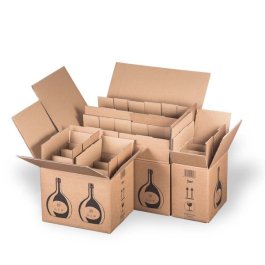 Flaschenkarton fr Bocksbeutel