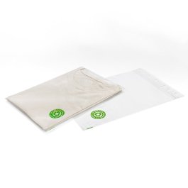 PE Folienversandtaschen recycelt, wiederverschliebar 