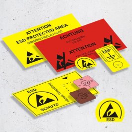 ESD-Kennzeichnungsschilder