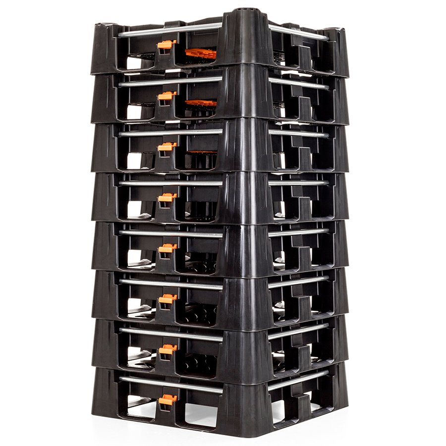 Sauber stapelbar und platzsparend