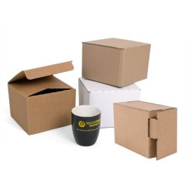 Tassenverpackung aus Wellpappe