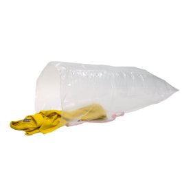 Wasserlsliche Folienscke, mit Verschlussband