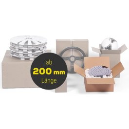 Quadratische Kartons aus Wellpappe ab 200 mm