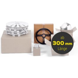 Quadratische Kartons aus Wellpappe ab 300 mm