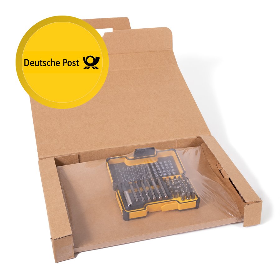 Die Folien-Fixierverpackungen sind als 1-teilige Ausfhrung....