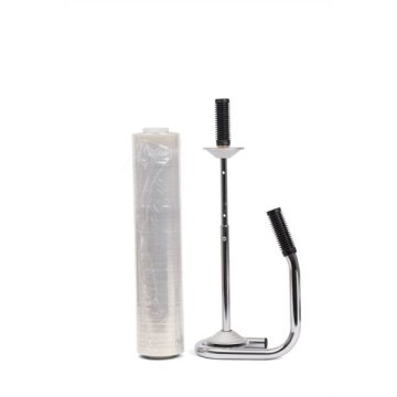 Verchromter Handabroller für Stretchfolien