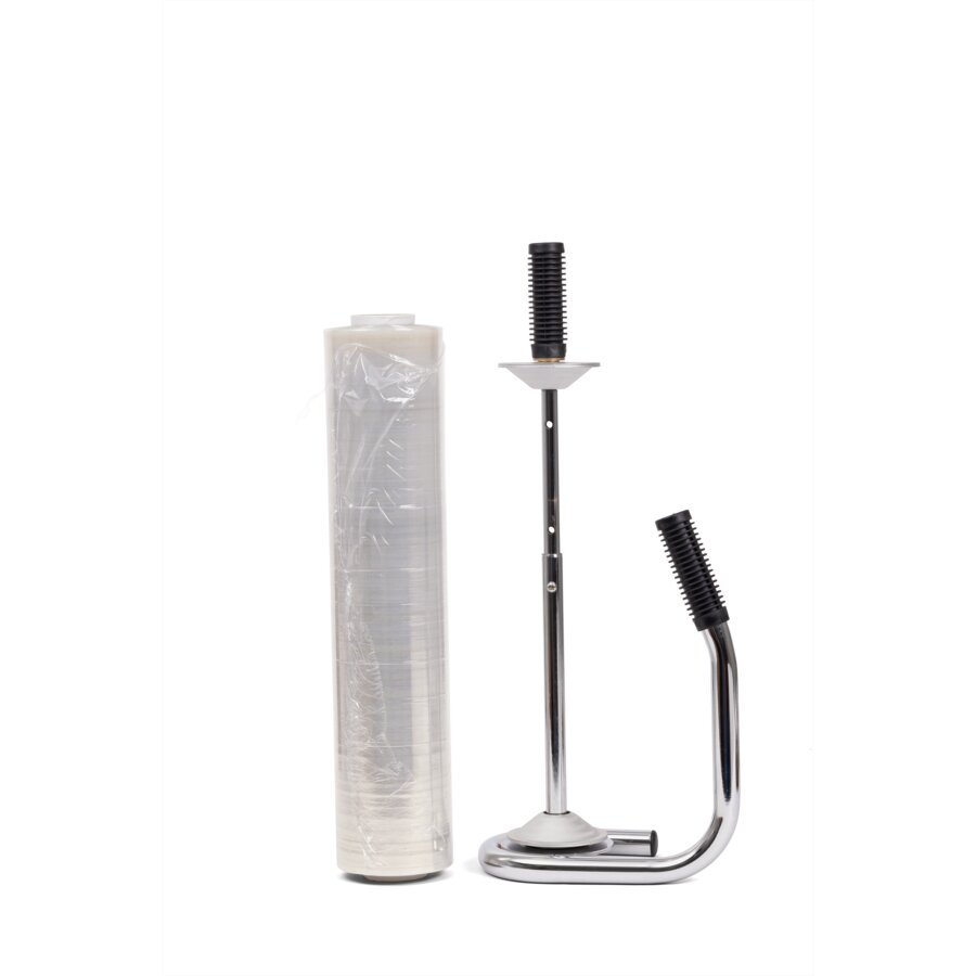 Verchromter Handabroller fr Stretchfolien