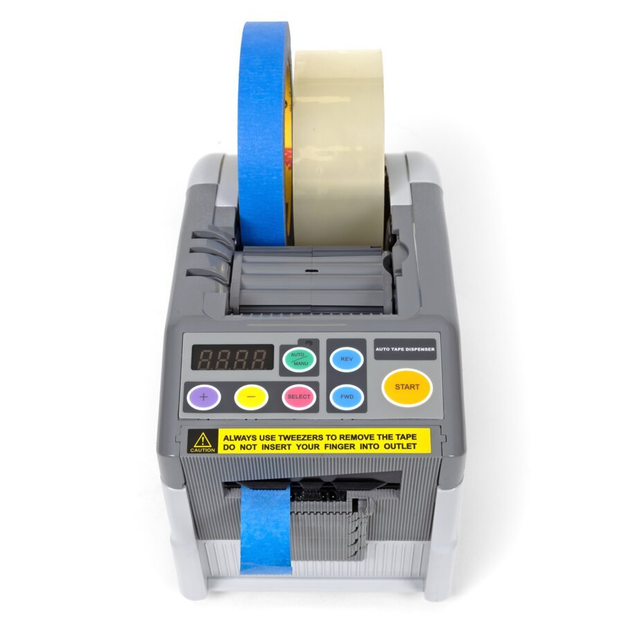 Mit dem Spender bis zu zwei Bnder gleichzeitig vollautomatisiert zuschneiden