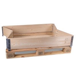 Aufsatzrahmen fr Paletten, mit 6 Scharnieren