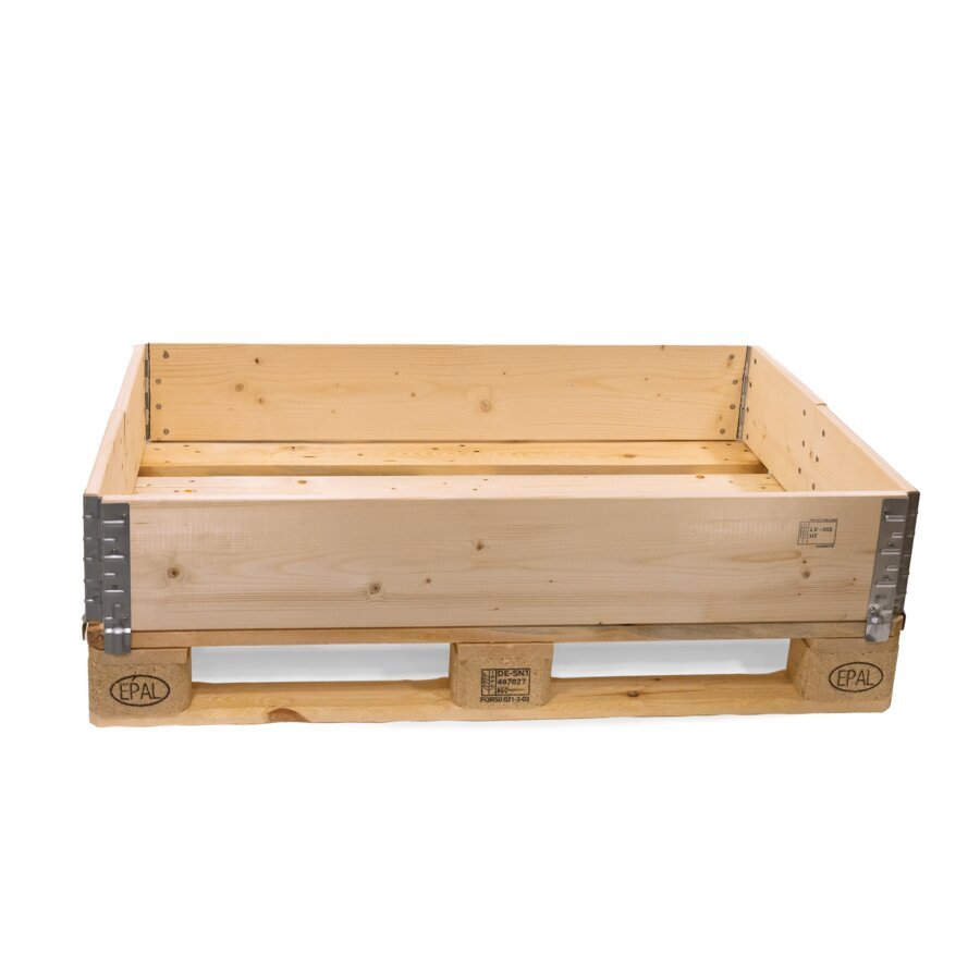 Zum Rundumschutz auf der Palette fr Transport und Export geeignet