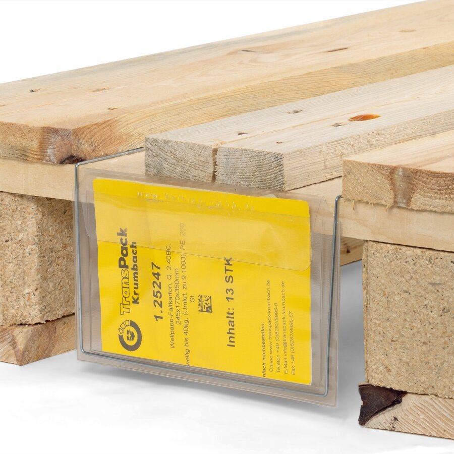 Drahtbgeltaschen mit langem Bgel zum Fixieren an Europaletten