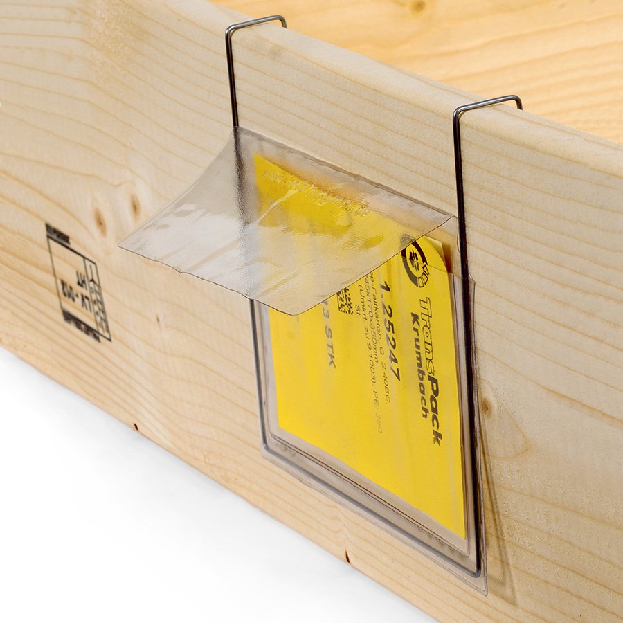 Mit der optionalen Klappe sind Begleitdokumente sicher und geschtzt verstaut