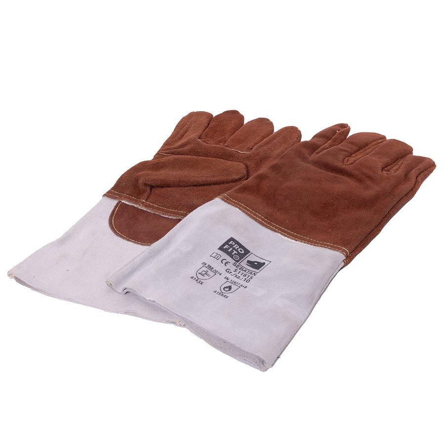 Lederhandschuhe fr Arbeiten bei hohen Temperaturen