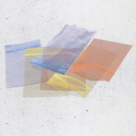 Sammelaufnahme verschiedene Farben Druckverschlussbeutel