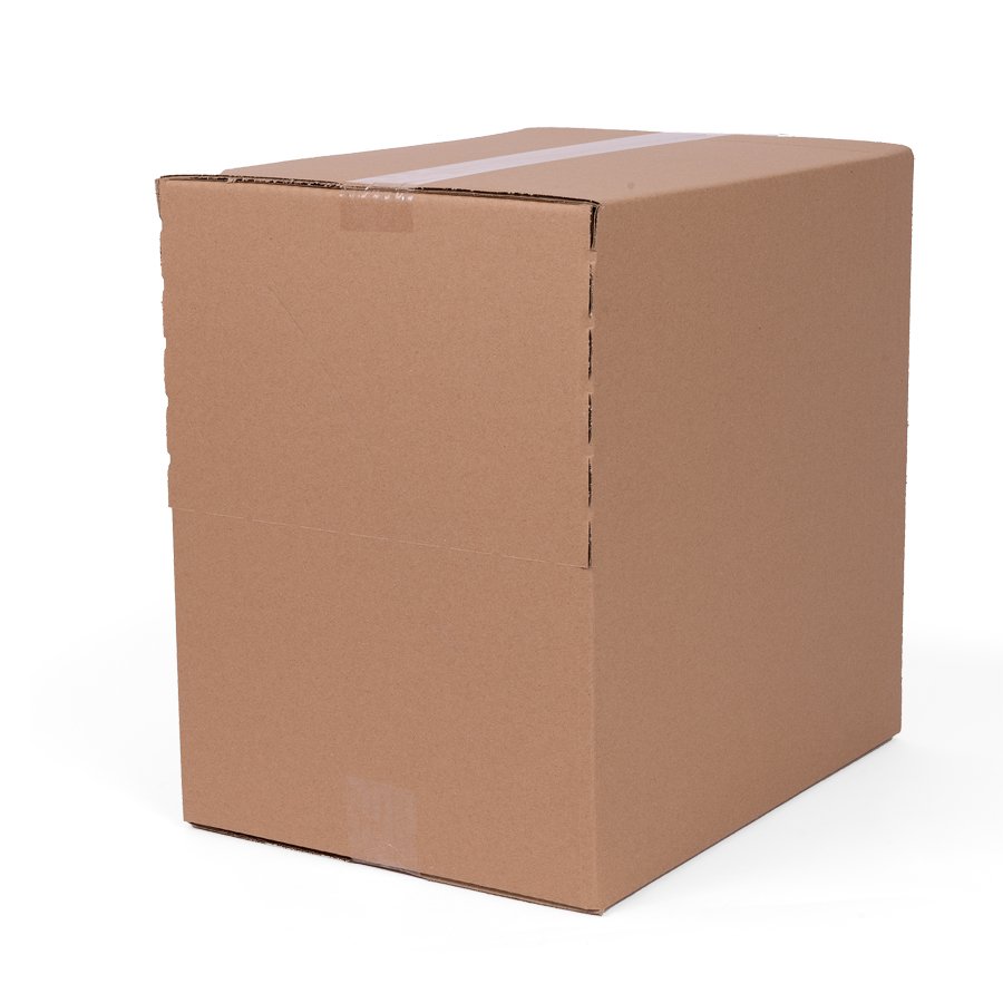 Karton ist vollstndig verschlossen fr z.B. den Versand