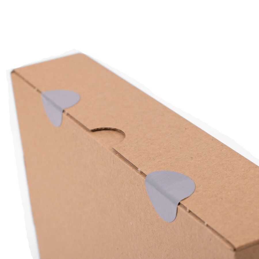 Auch zum Verschlie�en von Wellpappverpackungen geeignet