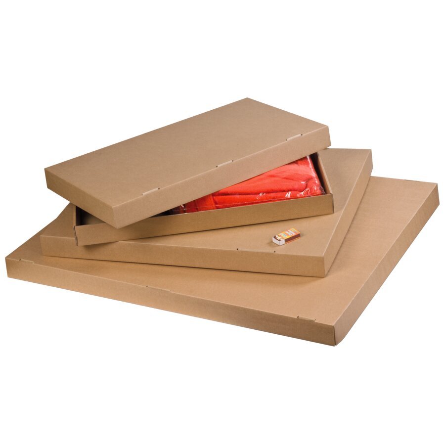 Flacher Stlpdeckel-Karton fr Groformate