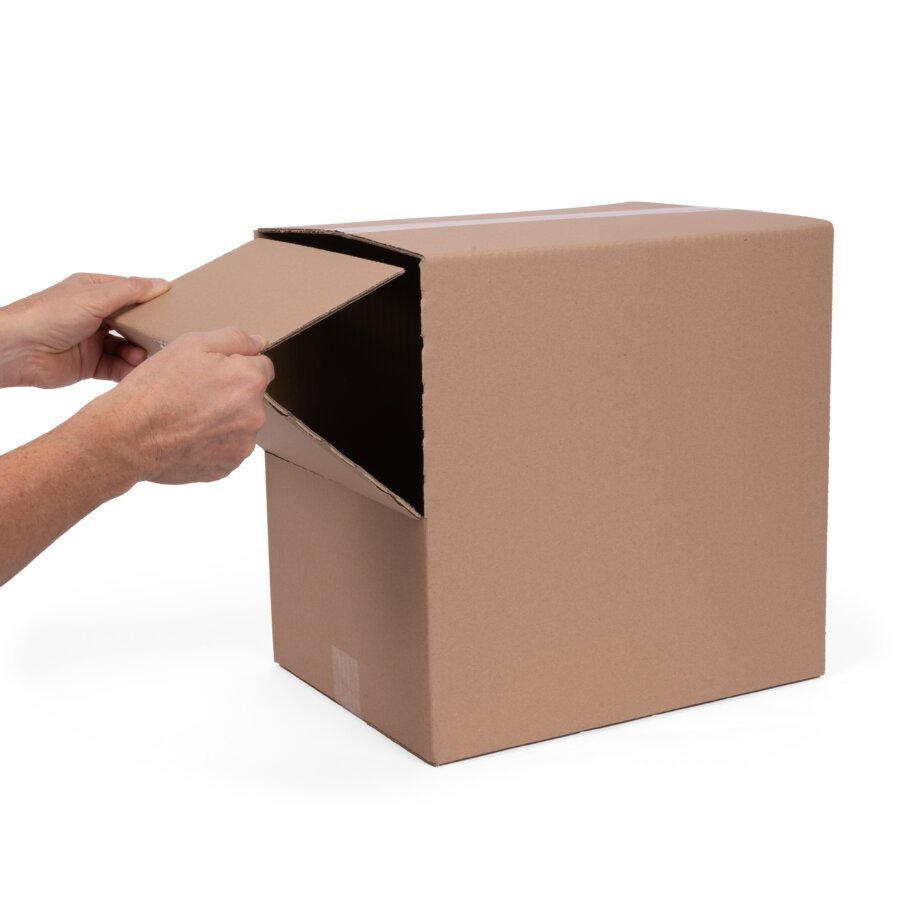 ..wird blitzschnell zum Kommissionierkarton umgewandelt