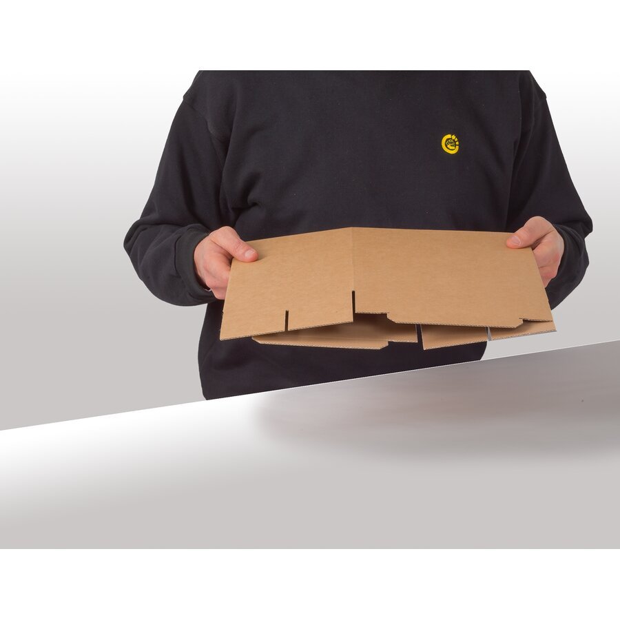 Dank dem integriertem Gefache mit Automatikboden ist der Karton... Dank dem integriertem Gefache mit Automatikboden ist der Karton...